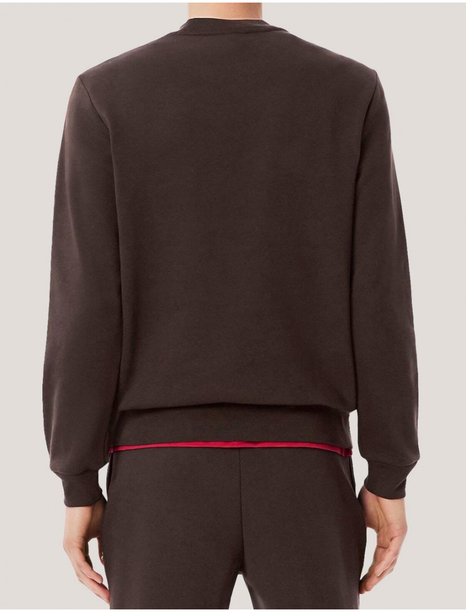 SUDADERA LACOSTE SWEATSHIRT BURDEOS