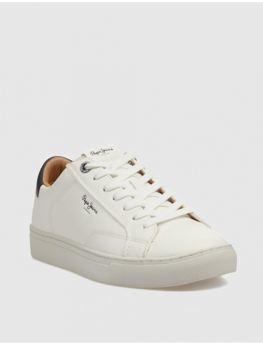 ZAPATILLA PEPE JEANS JOE BASIC BLANCO