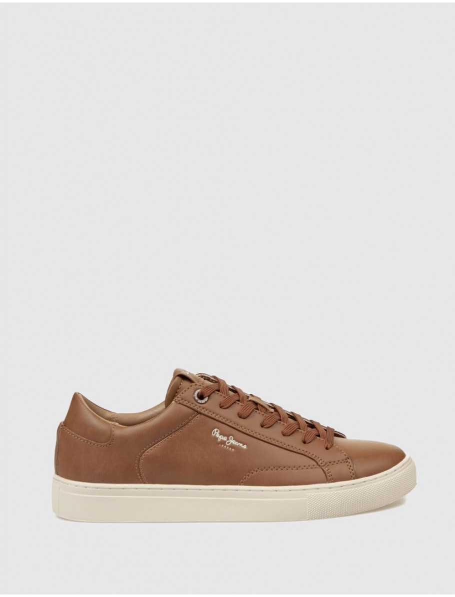 ZAPATILLA PEPE JEANS JOE BASIC MARRoN