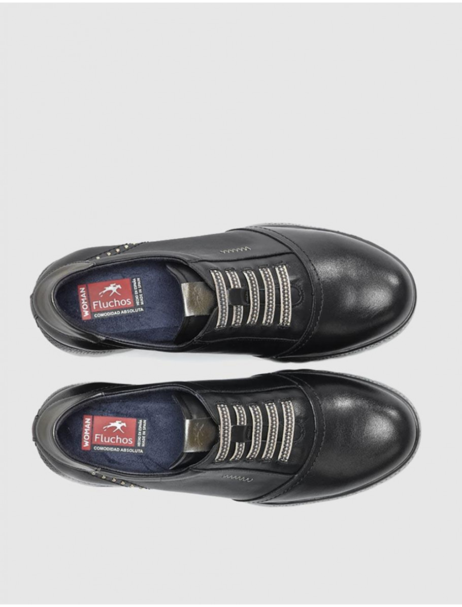 ZAPATO FLUCHOS F2096 NEGRO