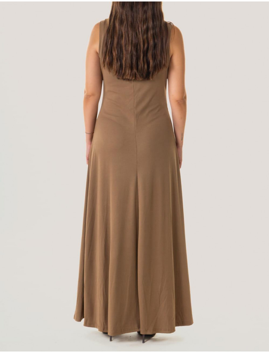 VESTIDO OBVIO OCEANO BEIG