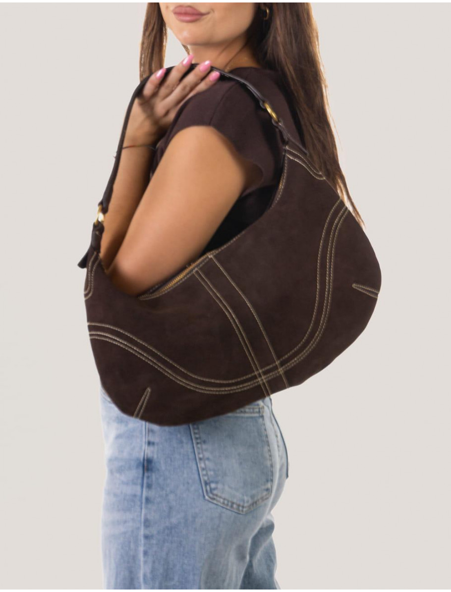 BOLSO OBVIO COMPLEMENTOS ESTEPA MARRoN OSCURO