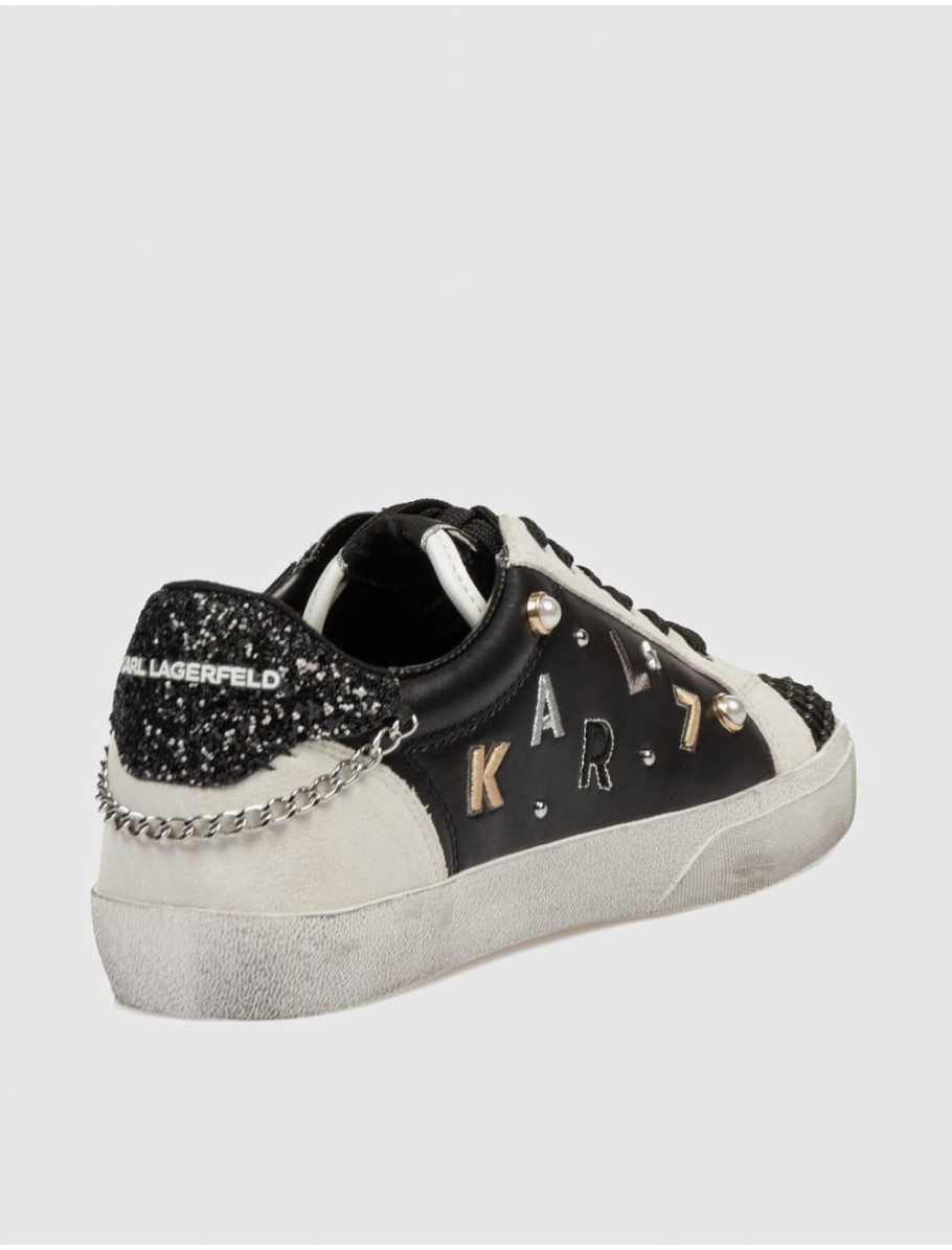 ZAPATILLA KARL LAGERFED SKOOL KARL STATE OF MIND LO LACE NEGRO