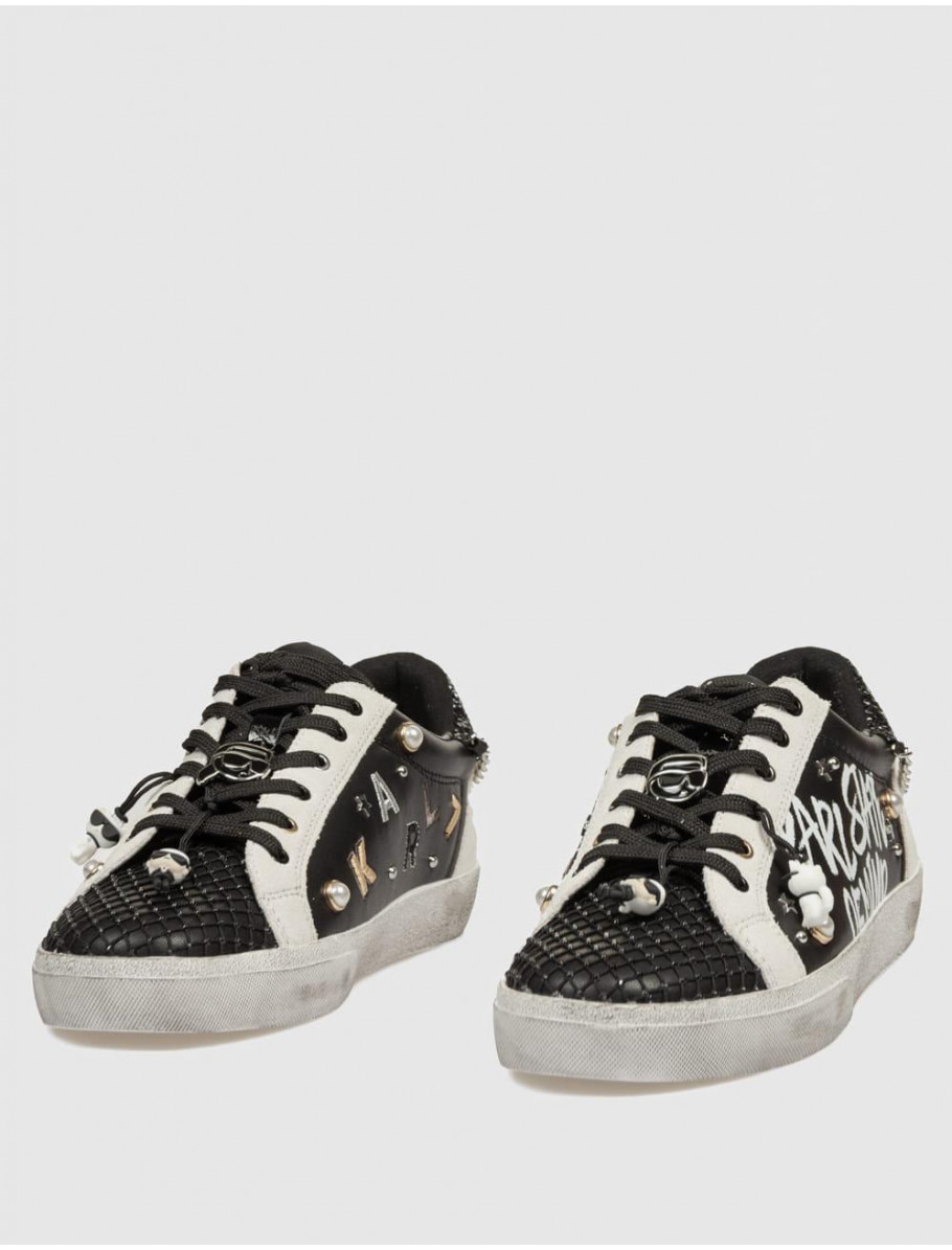 ZAPATILLA KARL LAGERFED SKOOL KARL STATE OF MIND LO LACE NEGRO