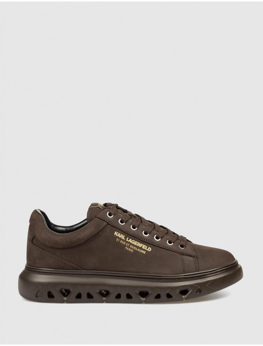ZAPATILLA KARL LAGERFED KAPRI KITE RSG LO LACE MARRoN