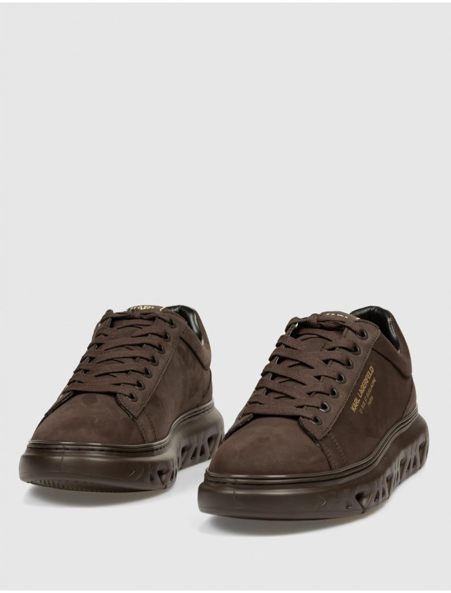 ZAPATILLA KARL LAGERFED KAPRI KITE RSG LO LACE MARRoN