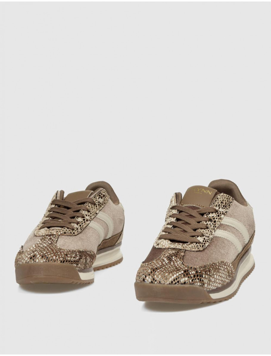 ZAPATILLA KAMOME TRENDS ANKE SERPIENTE
