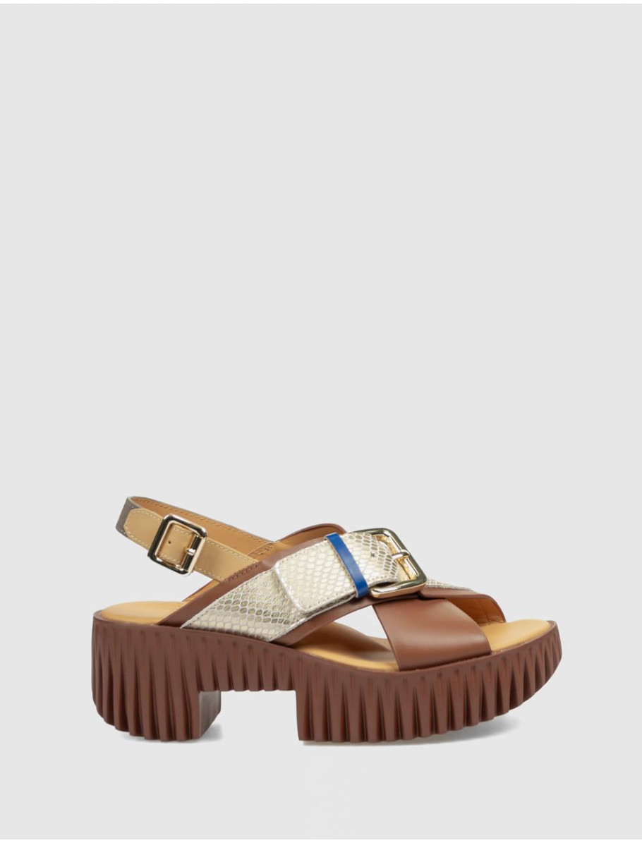 SANDALIA 4CCCCEES 4CS730006 MARRoN