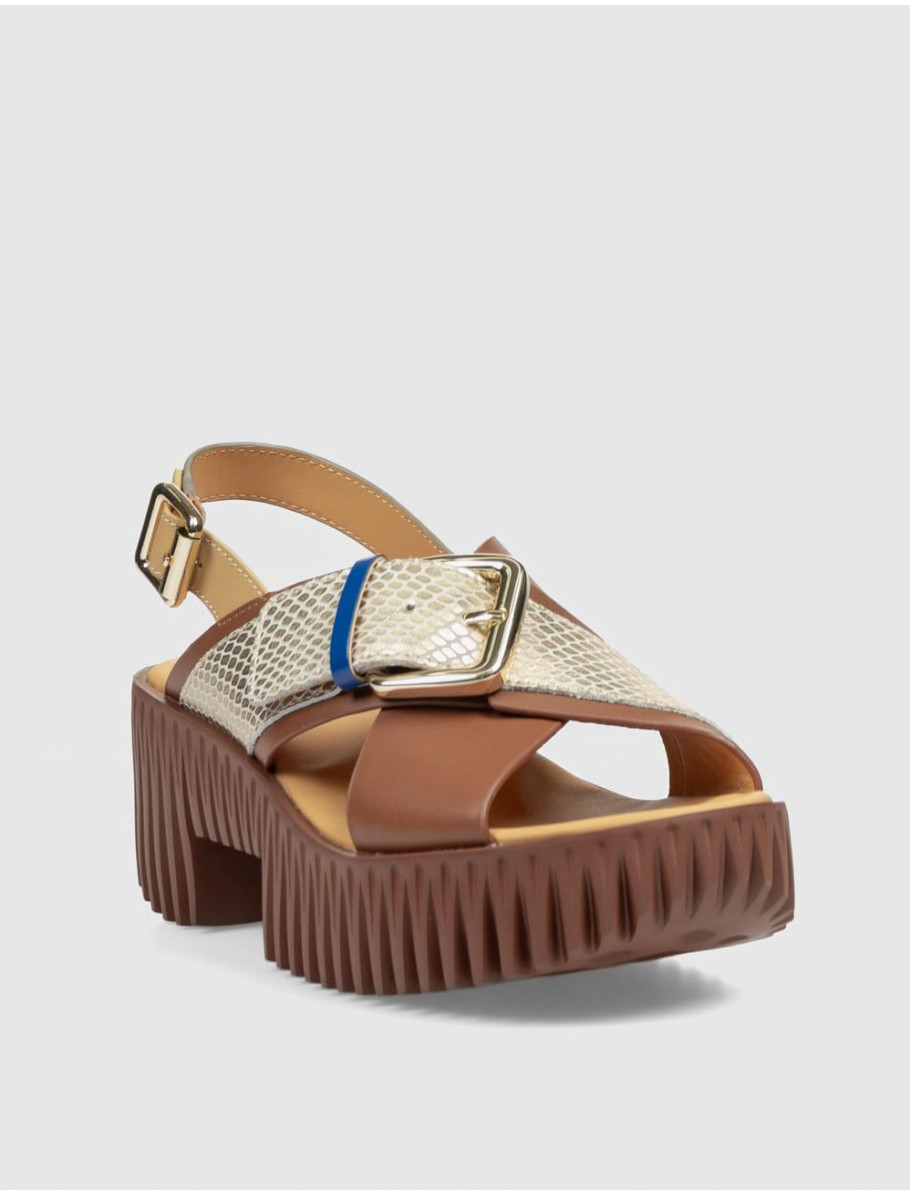 SANDALIA 4CCCCEES 4CS730006 MARRoN