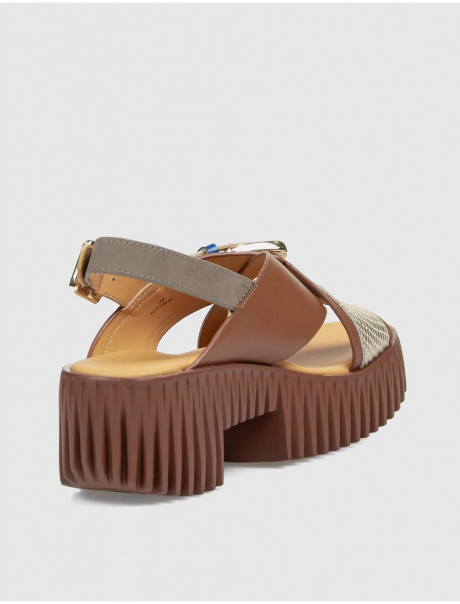 SANDALIA 4CCCCEES 4CS730006 MARRoN