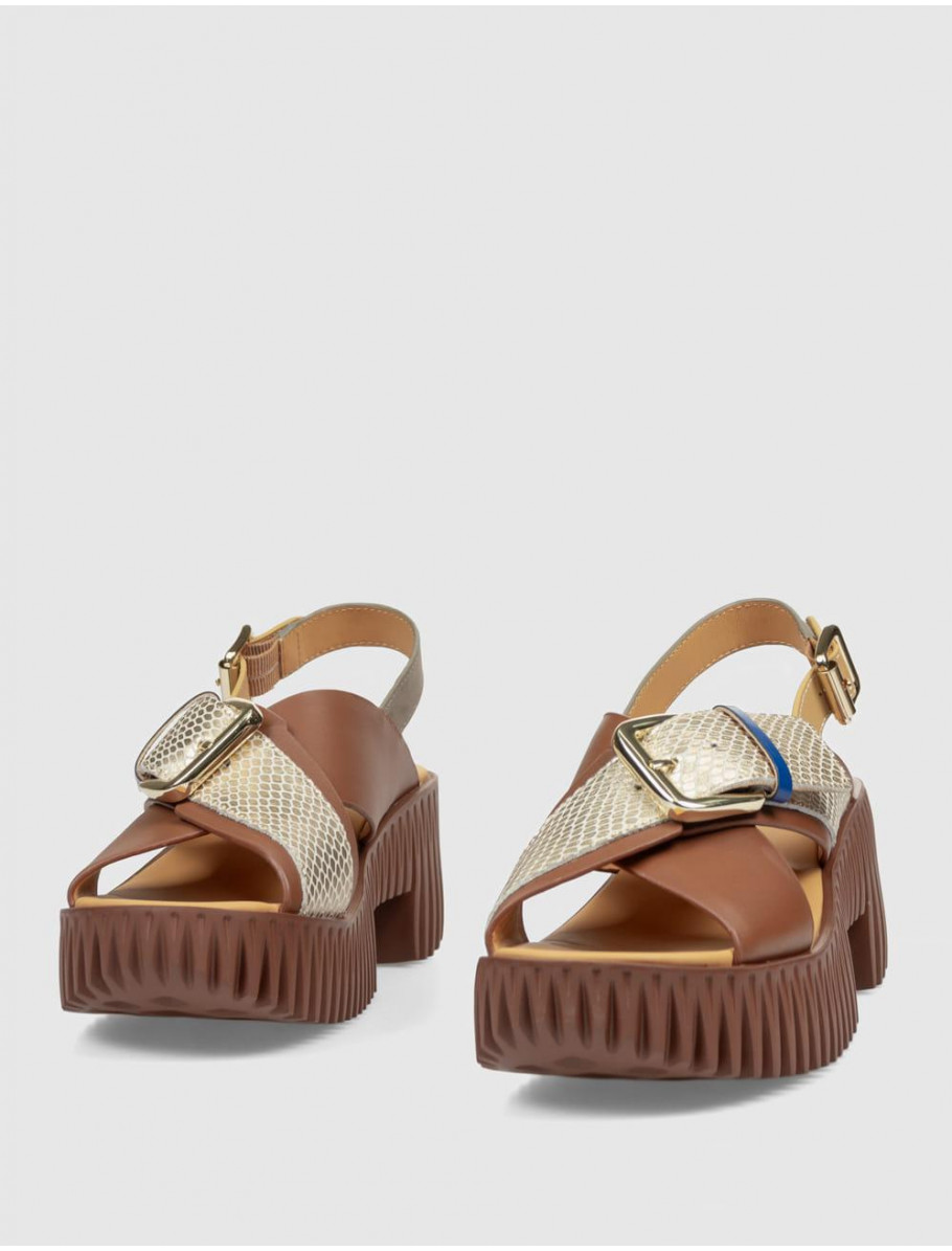SANDALIA 4CCCCEES 4CS730006 MARRoN