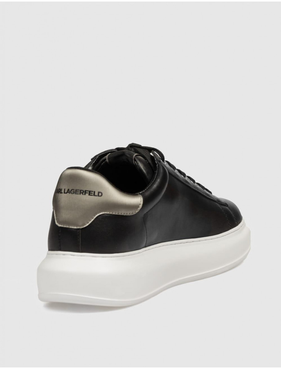 ZAPATILLA KARL LAGERFED KAPRI MENS NFT METAL TAB NEGRO