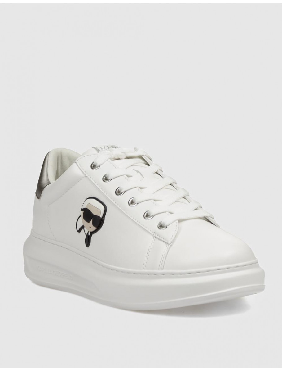 ZAPATILLA KARL LAGERFED KAPRI MENS NFT METAL TAB BLANCO