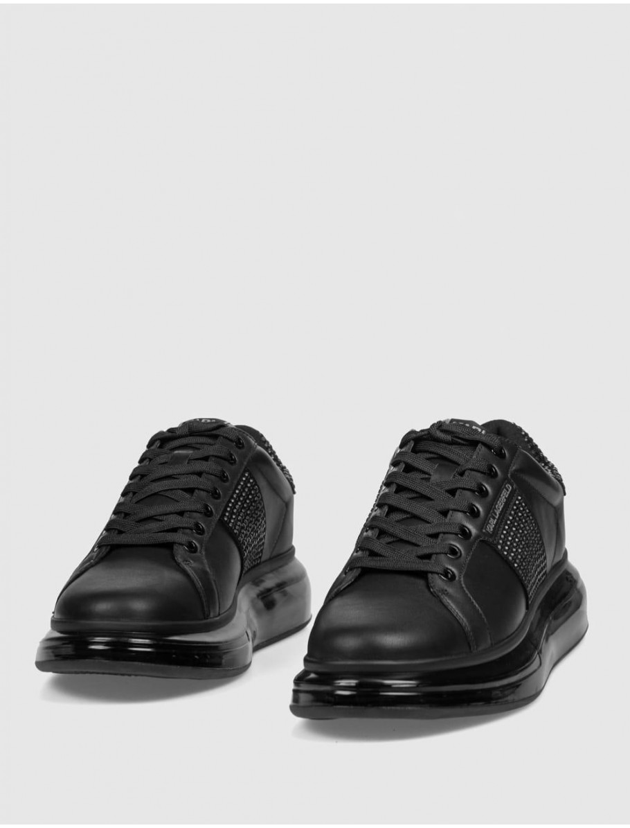 ZAPATILLA KARL LAGERFED KAPRI KUSHION RHINESTONE BAND LO LACE NEGRO