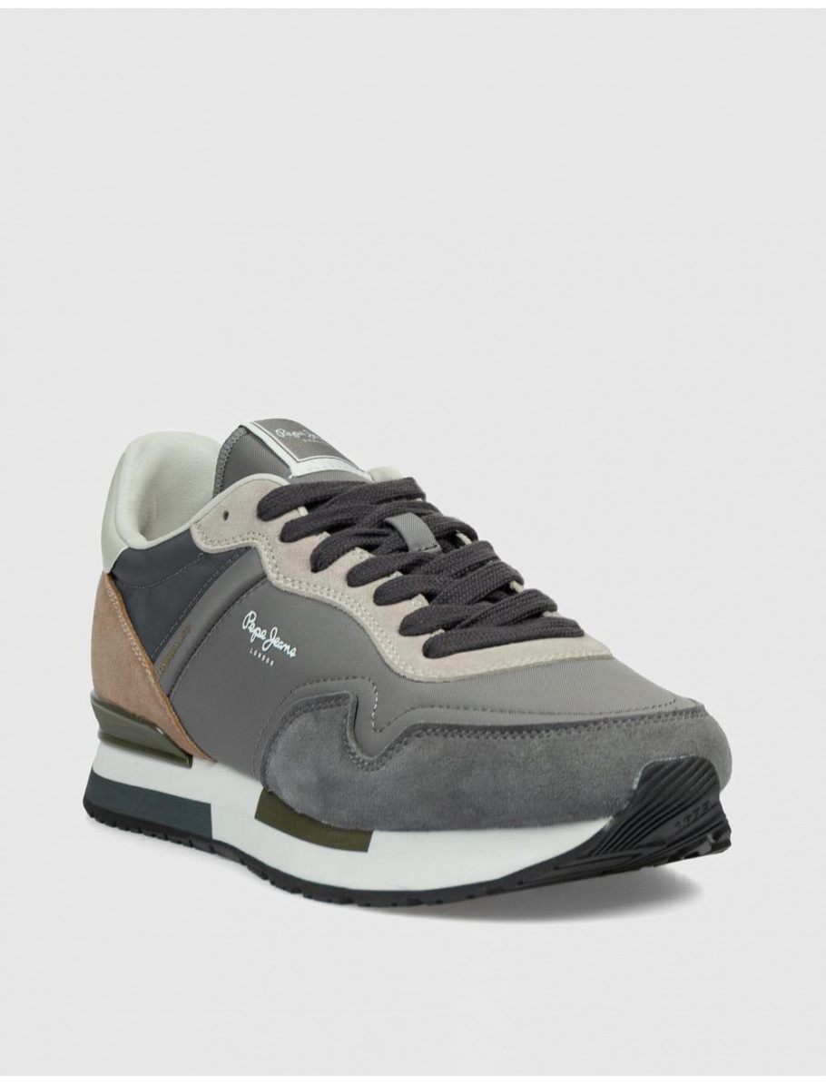 ZAPATILLA PEPE JEANS HAILON BASIC GRIS