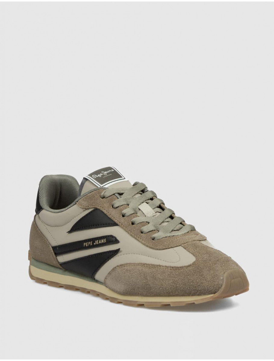 ZAPATILLA PEPE JEANS JASON RETRO MARRoN