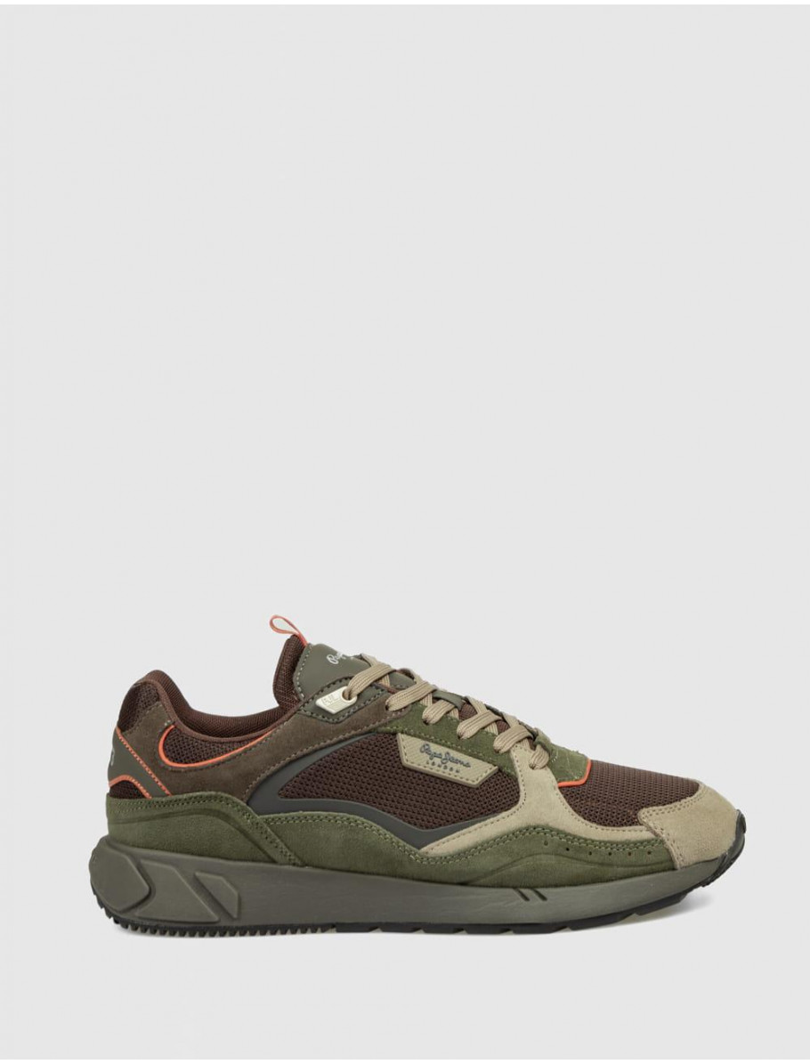 ZAPATILLA PEPE JEANS MARLON FOREST VERDE