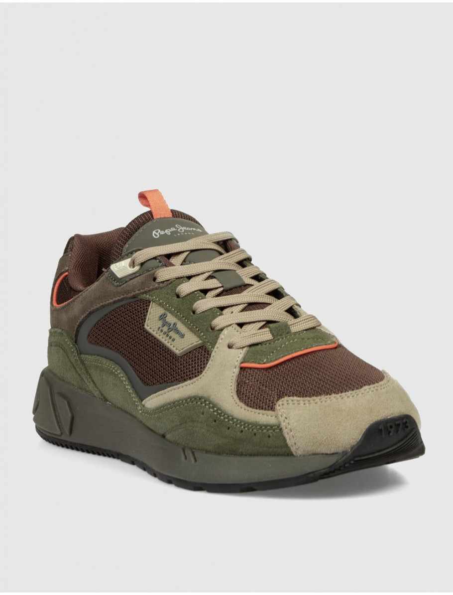 ZAPATILLA PEPE JEANS MARLON FOREST VERDE