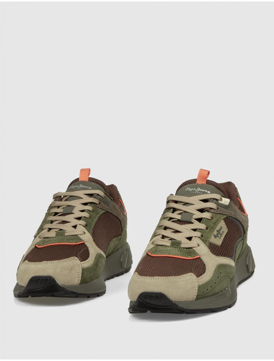 ZAPATILLA PEPE JEANS MARLON FOREST VERDE