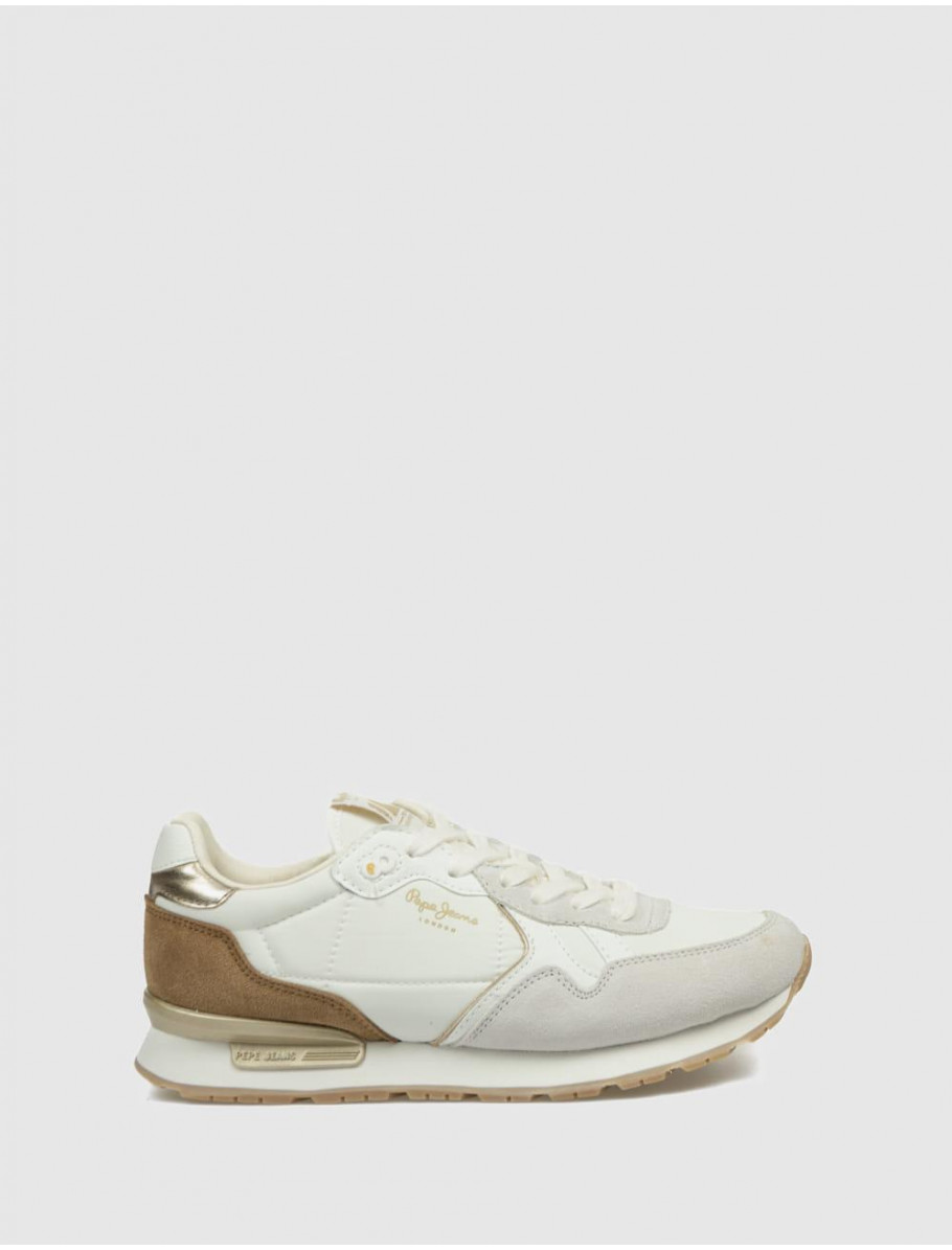 ZAPATILLA PEPE JEANS BRIT ELITE BEIG