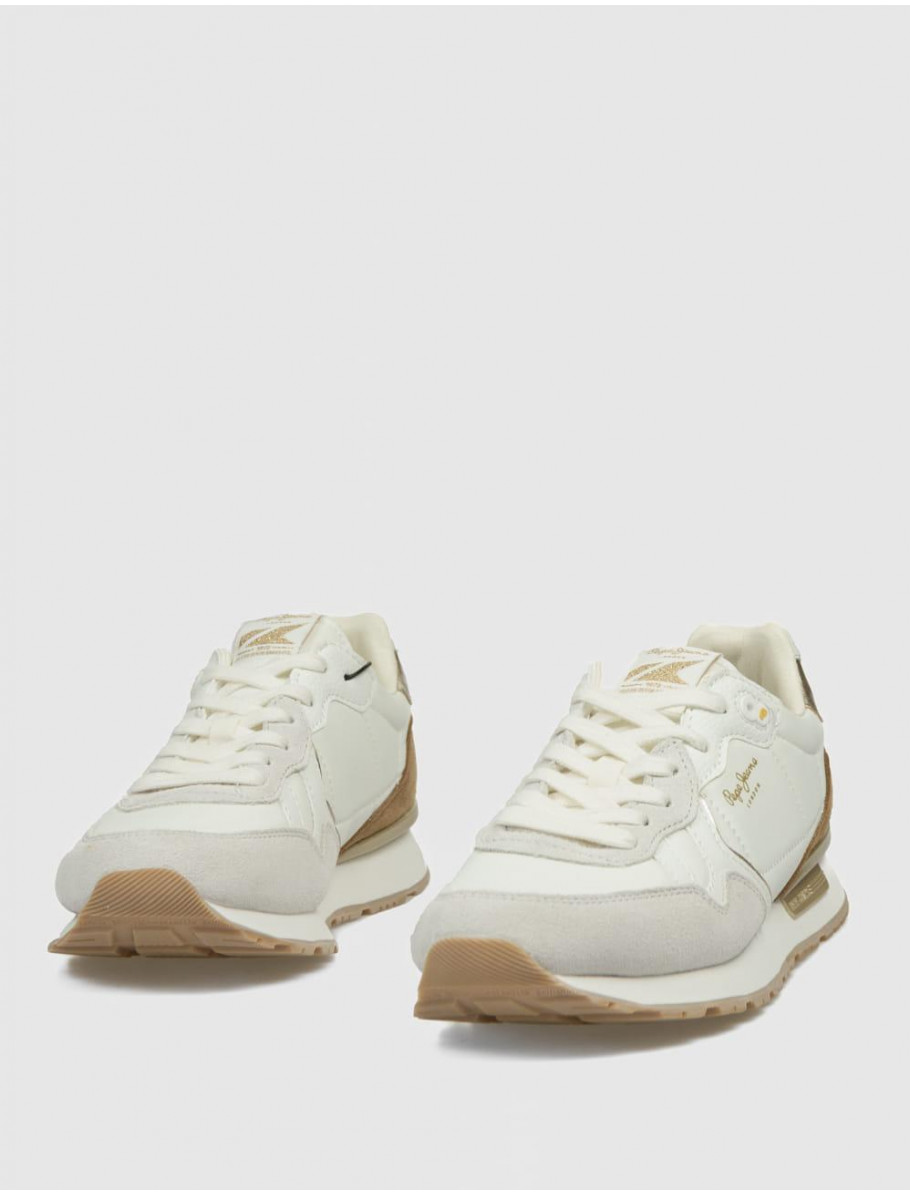 ZAPATILLA PEPE JEANS BRIT ELITE BEIG