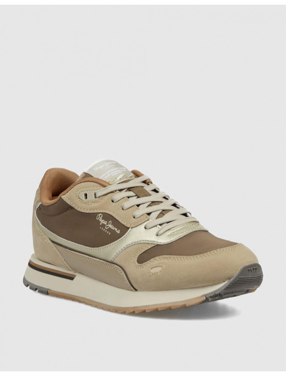 ZAPATILLA PEPE JEANS BEXLEY ESSENCE MARRoN