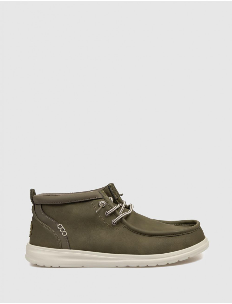 ZAPATILLA DUDE WALLY MID GRIPR CLASSIC VERDE