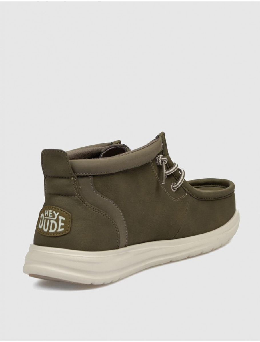 ZAPATILLA DUDE WALLY MID GRIPR CLASSIC VERDE