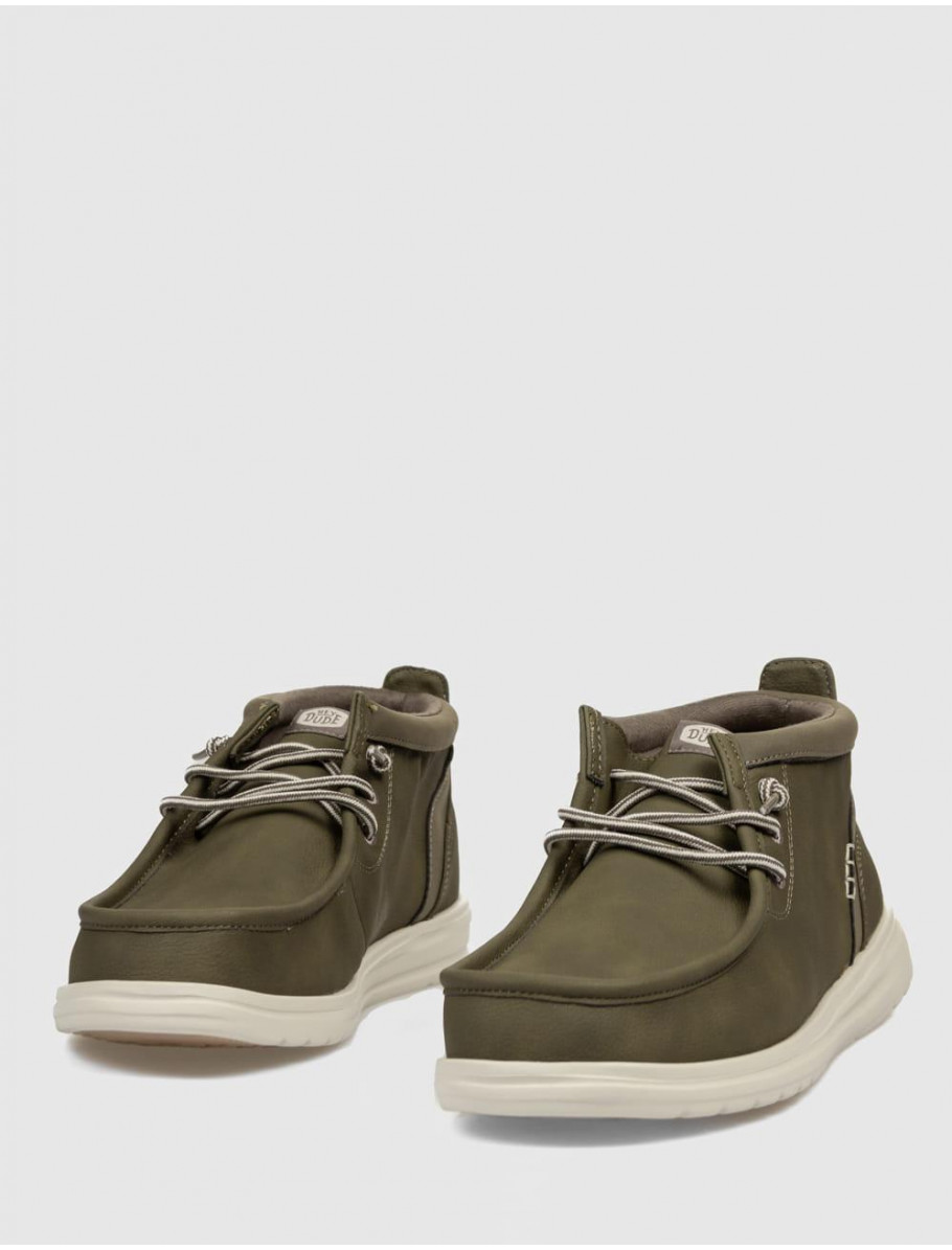 ZAPATILLA DUDE WALLY MID GRIPR CLASSIC VERDE