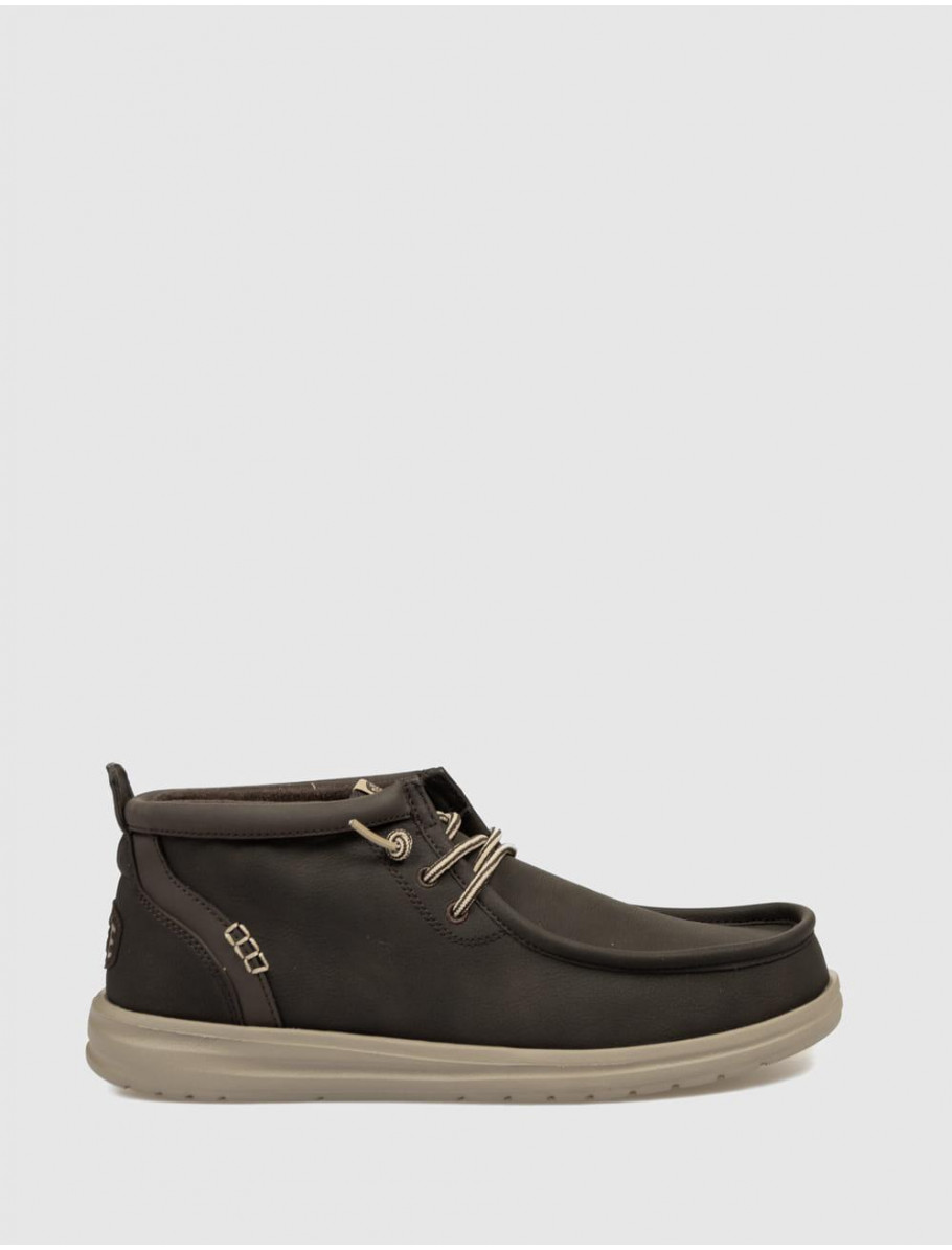 ZAPATILLA DUDE WALLY MID GRIPR CLASSIC MARRoN