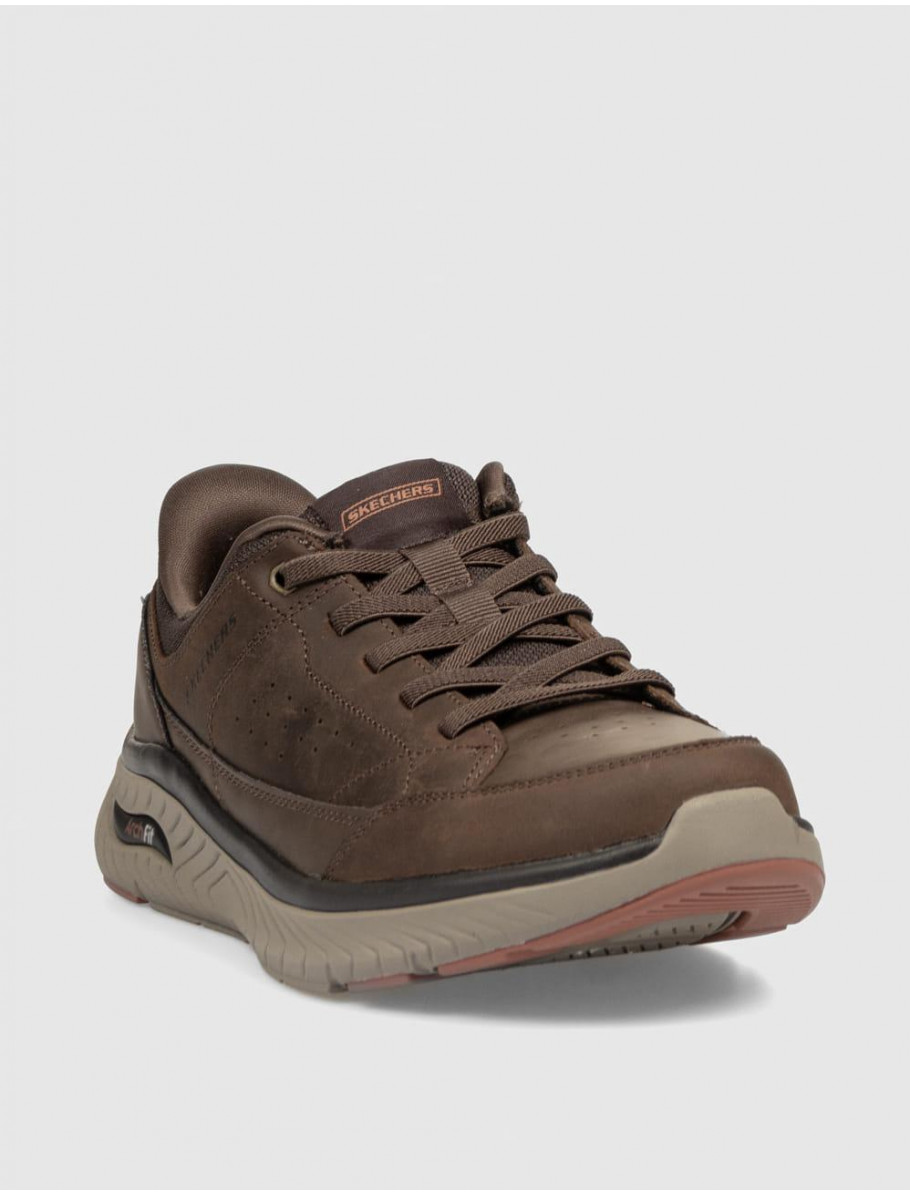 ZAPATILLA SKECHERS ARCH FIT CROSSER FELIX MARRoN