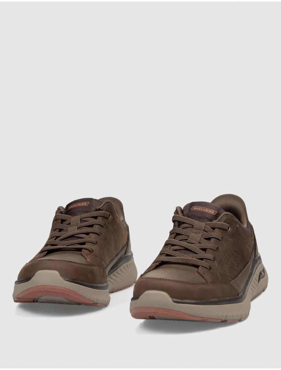 ZAPATILLA SKECHERS ARCH FIT CROSSER FELIX MARRoN