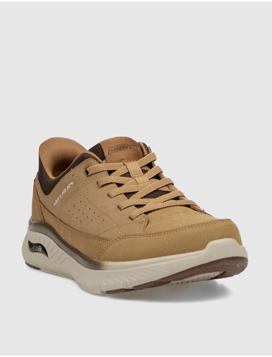 ZAPATILLA SKECHERS ARCH FIT CROSSER FELIX CaMEL