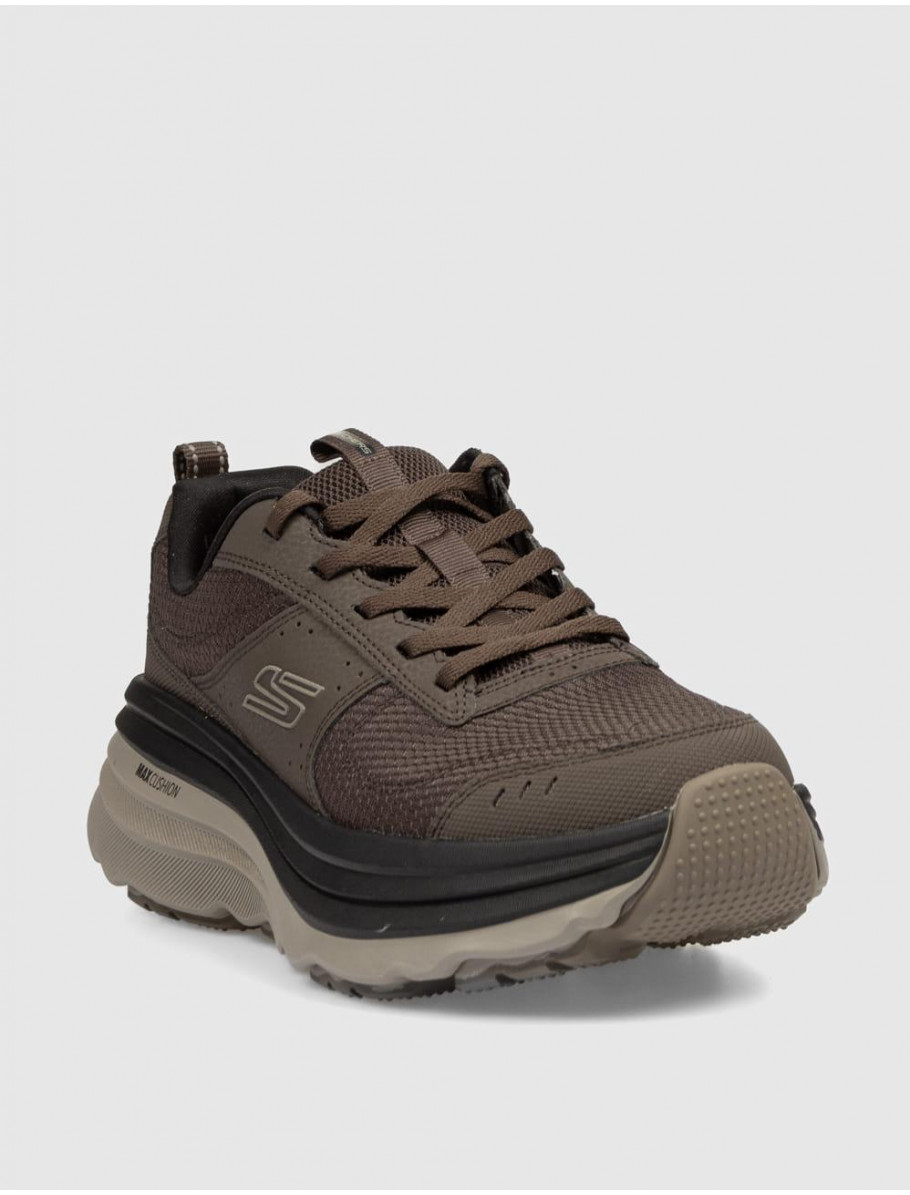 ZAPATILLA SKECHERS MAX CUSHIONING ZIRRUS ZIRROSTRATUS MARRoN
