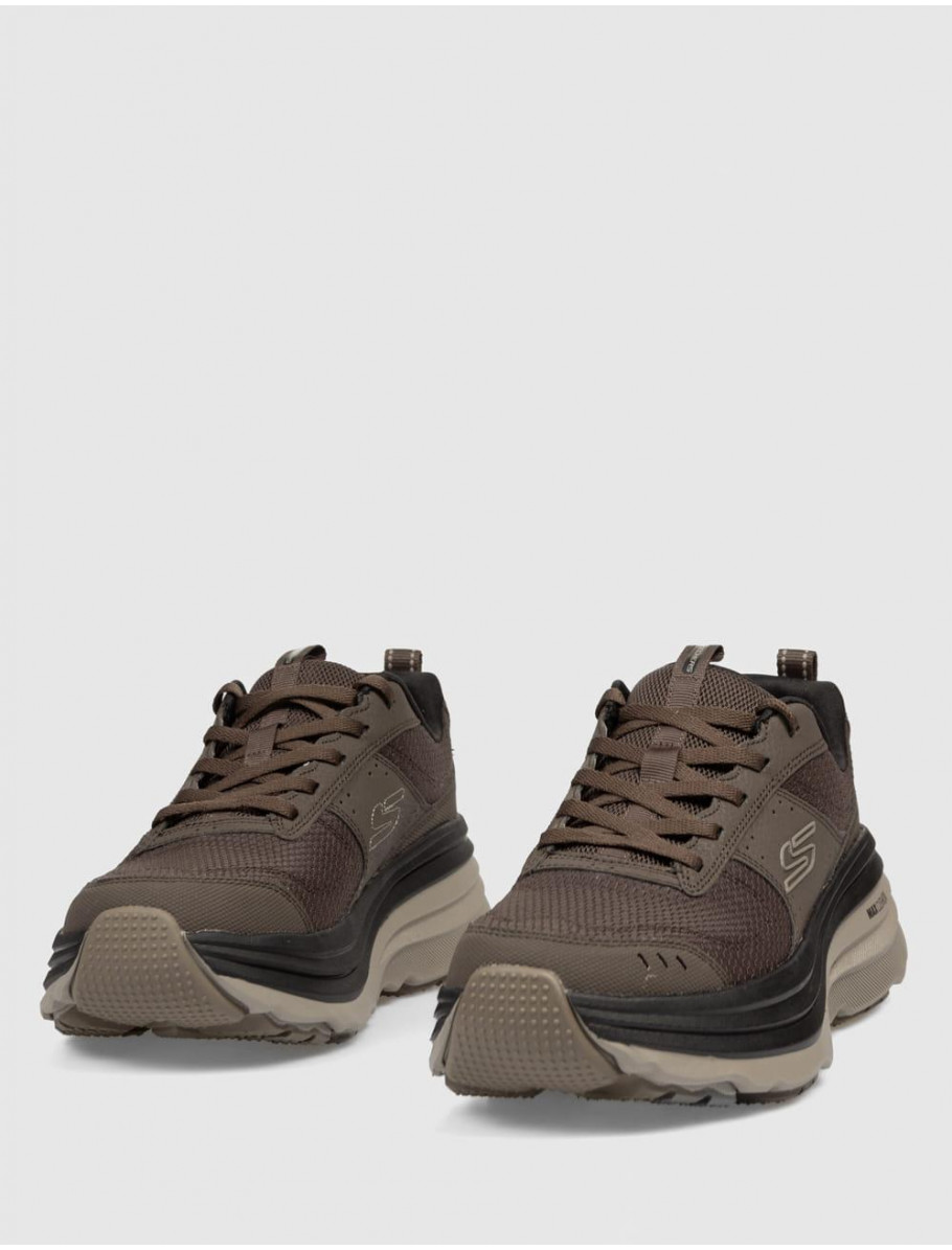 ZAPATILLA SKECHERS MAX CUSHIONING ZIRRUS ZIRROSTRATUS MARRoN