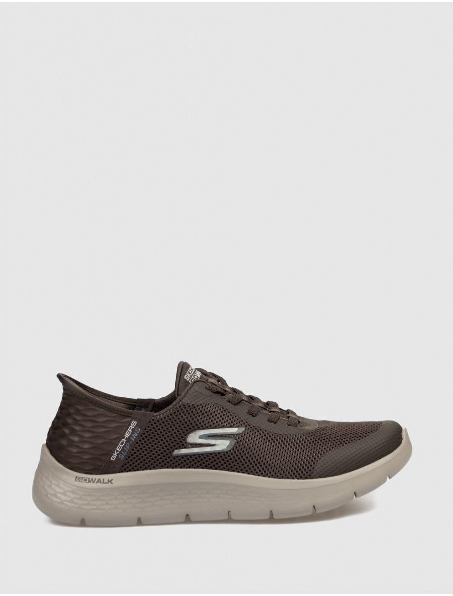 ZAPATILLA SKECHERS GO WALK FLEX HANDS MARRoN