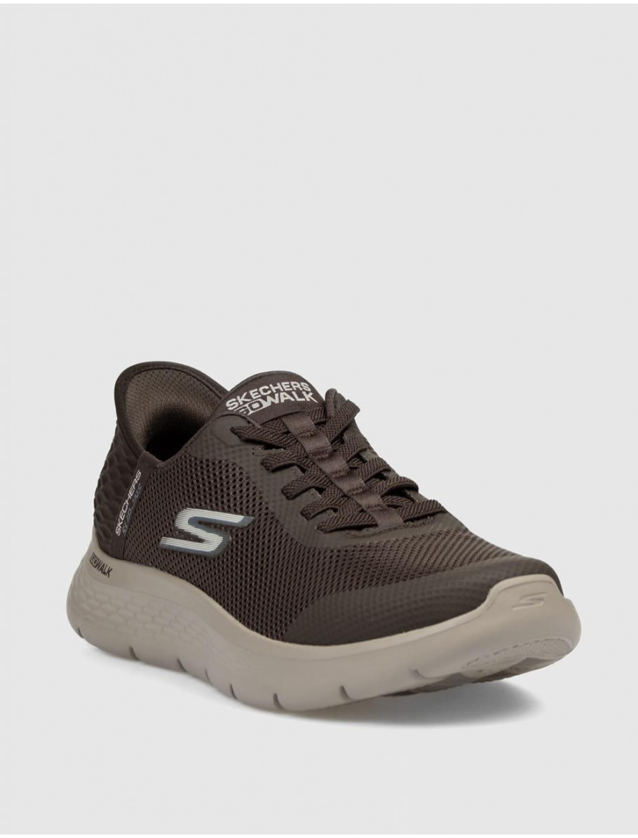 ZAPATILLA SKECHERS GO WALK FLEX HANDS MARRoN