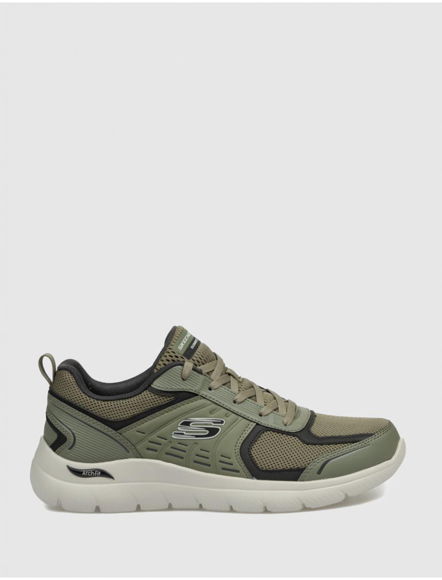 ZAPATILLA SKECHERS ARCH FIT SUMMITS LEEGE VERDE