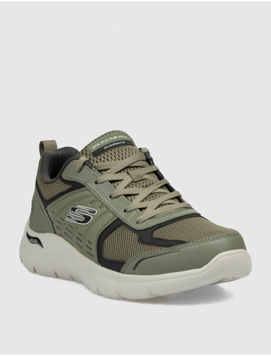 ZAPATILLA SKECHERS ARCH FIT SUMMITS LEEGE VERDE
