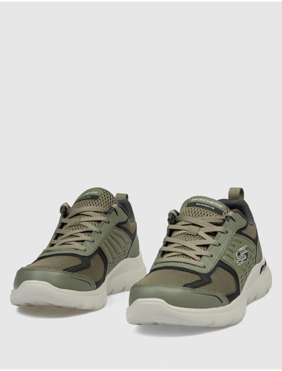ZAPATILLA SKECHERS ARCH FIT SUMMITS LEEGE VERDE