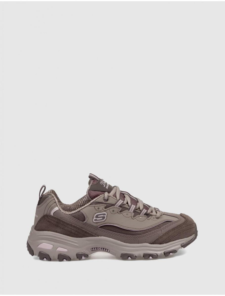 ZAPATILLA SKECHERS D LITES MARRoN