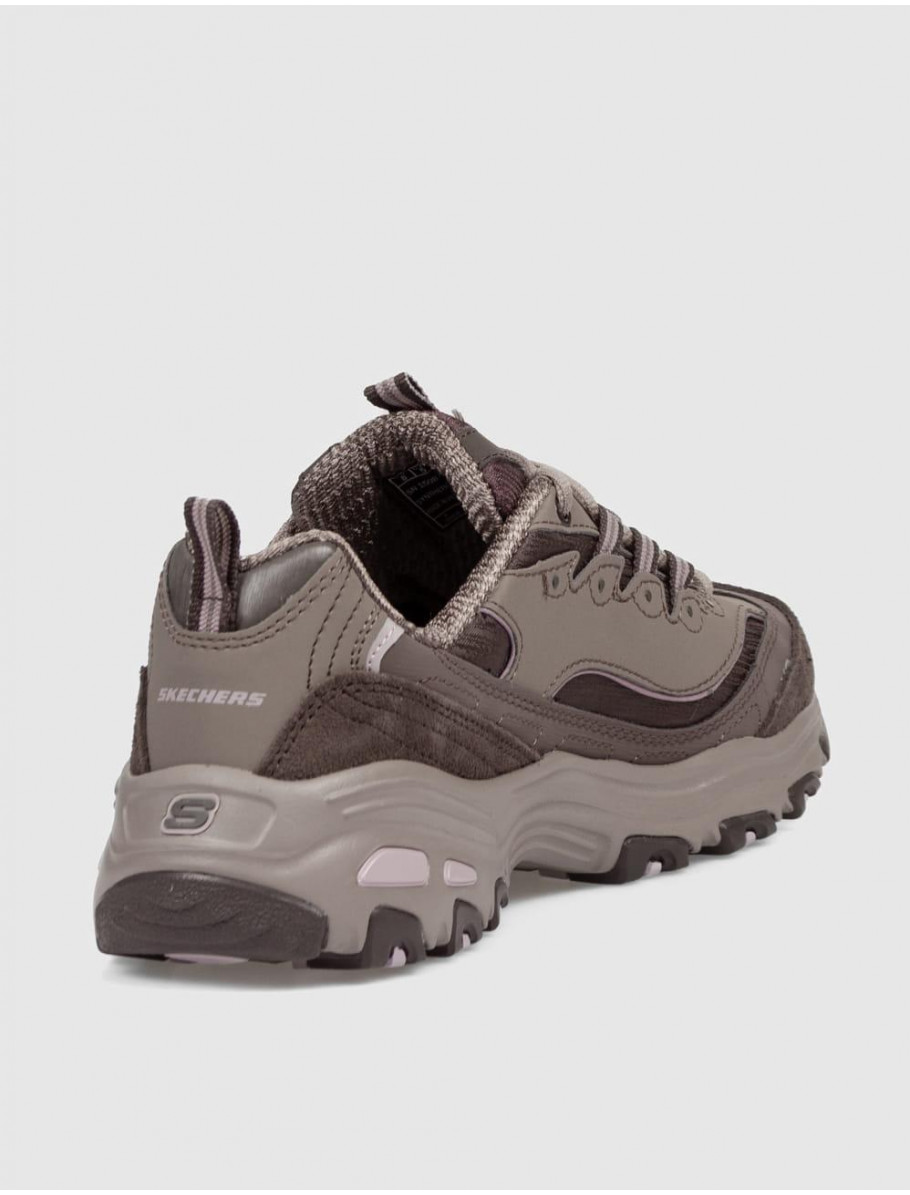 ZAPATILLA SKECHERS D LITES MARRoN