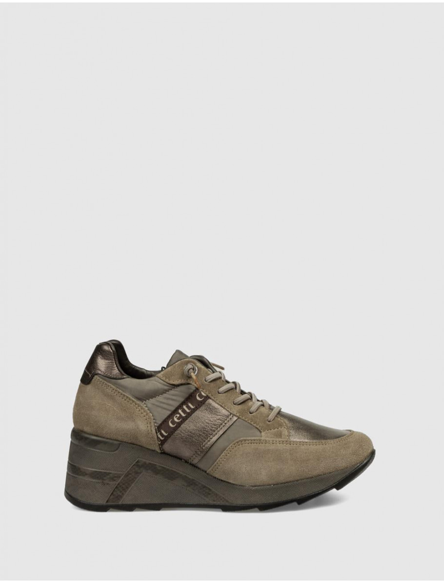 ZAPATILLA CETTI 1426 TAUPE