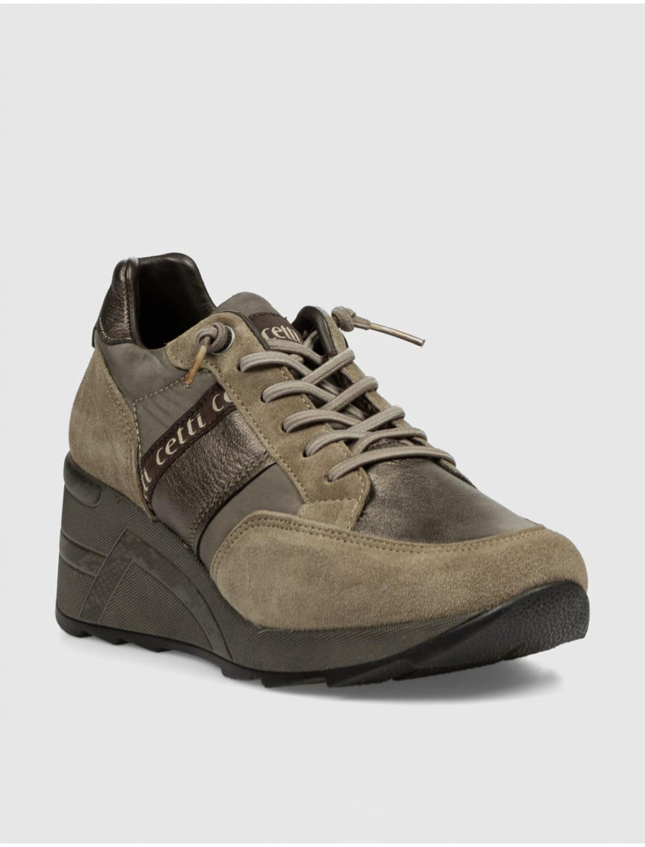 ZAPATILLA CETTI 1426 TAUPE