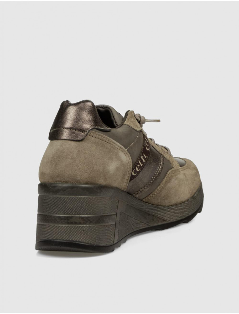 ZAPATILLA CETTI 1426 TAUPE
