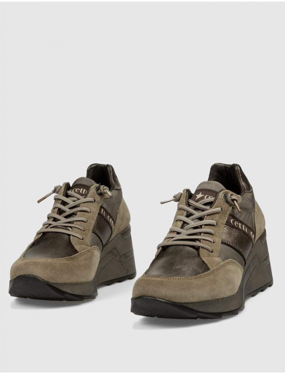 ZAPATILLA CETTI 1426 TAUPE