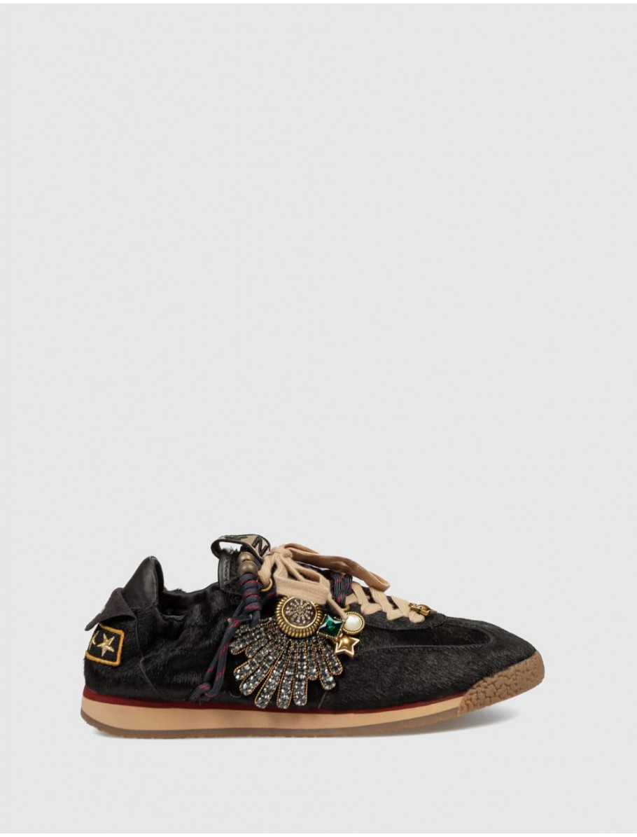 ZAPATILLA NAN KU COUTURE GDX 01 NEGRO