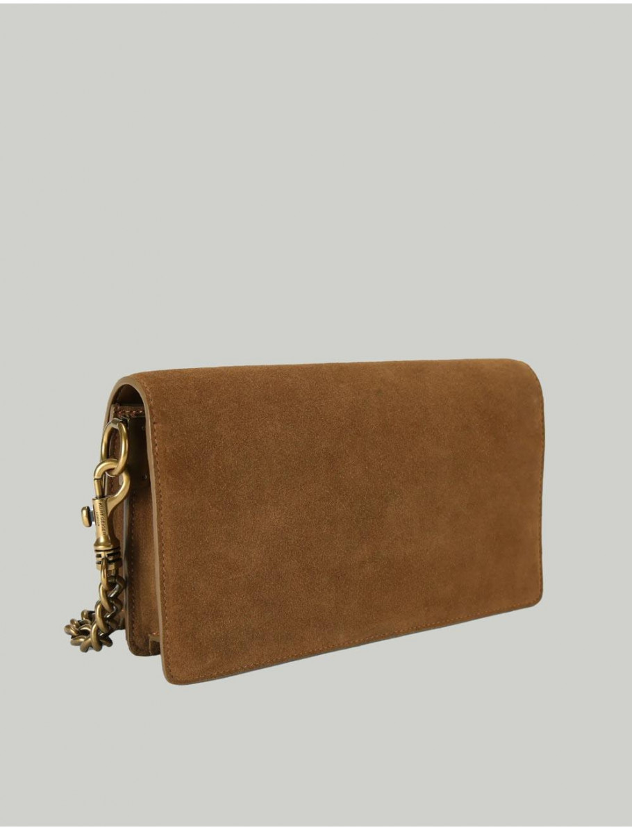 BOLSO KURT GEIGER SLOANE SOFT SHOULDER MARRoN