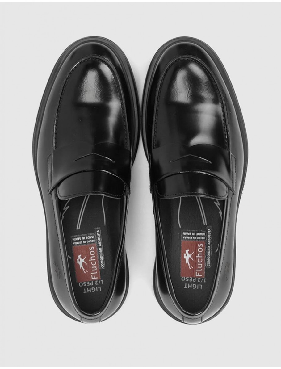 MOCASiN FLUCHOS F0633 NEGRO