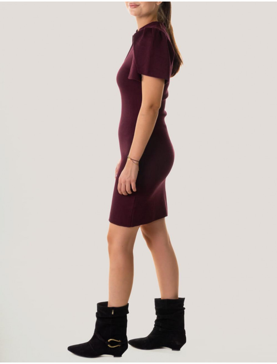 VESTIDO OBVIO AZZURA BURDEOS